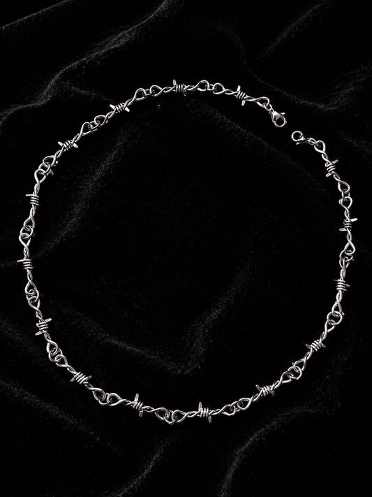 Barbed Wire Necklace