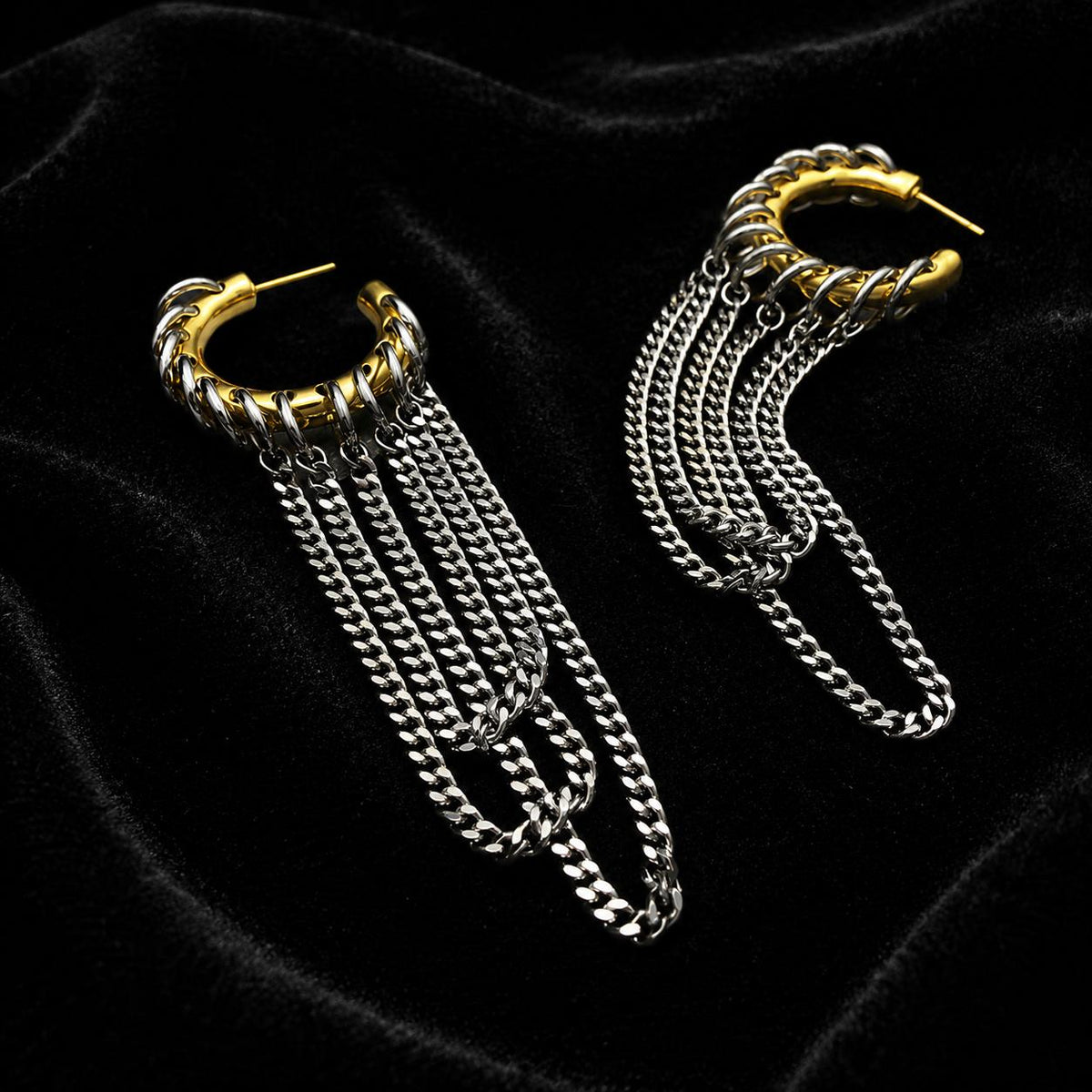 Aftershock hoop earrings