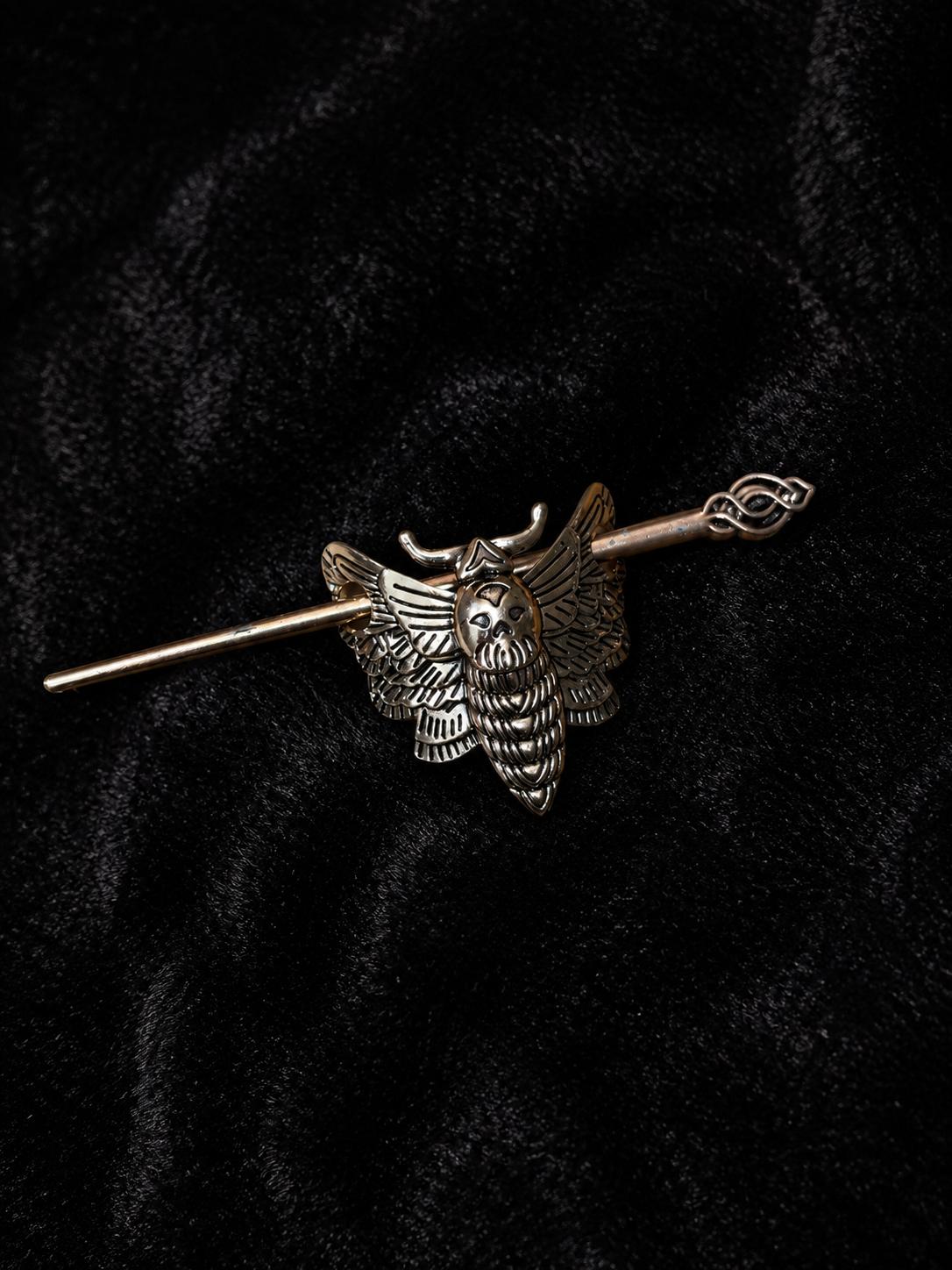 Deathmoth Hair Pin