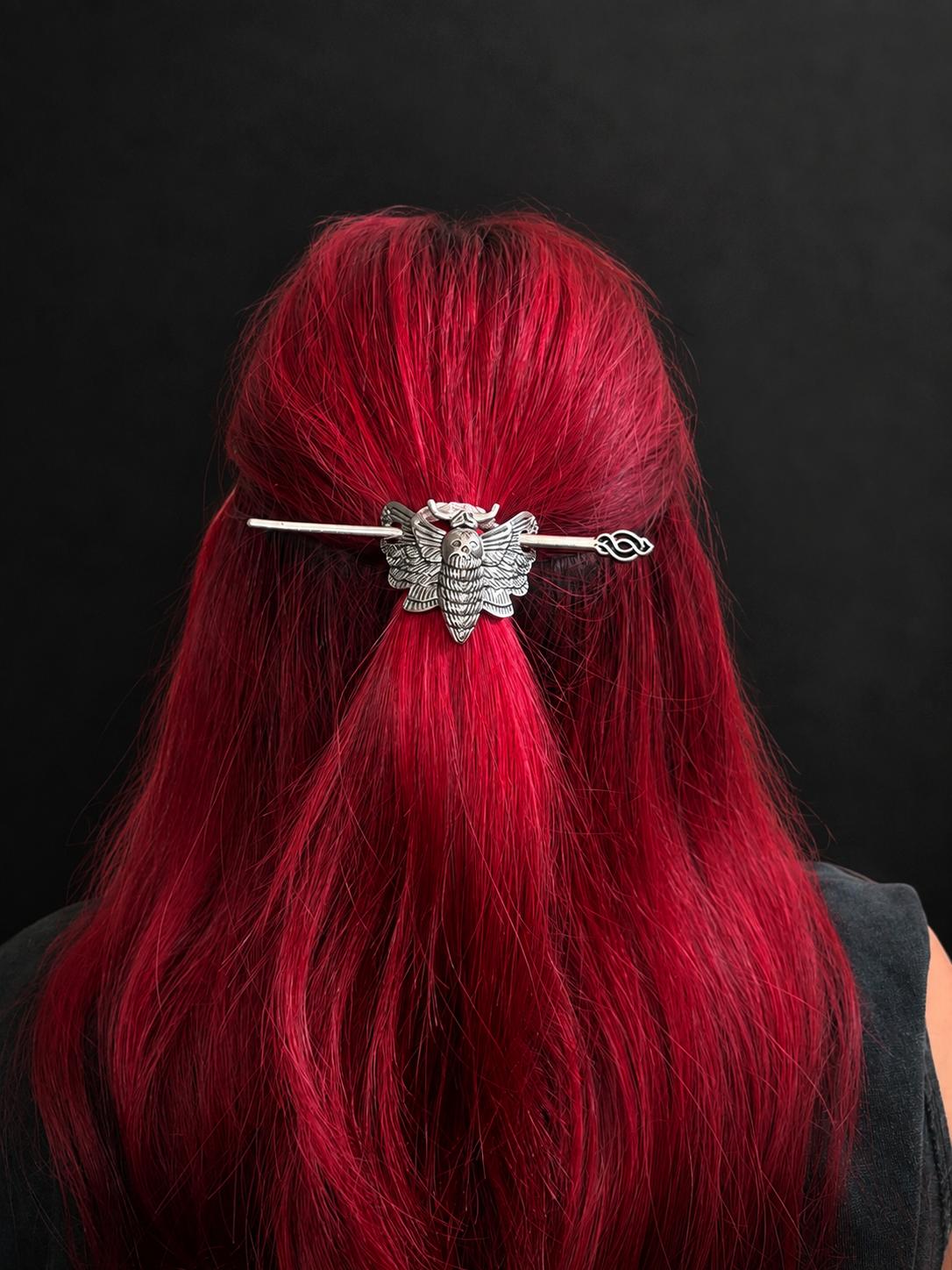 Deathmoth Hair Pin